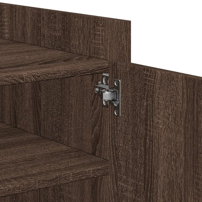 Tavolino Salotto Rovere Marrone 100x50x50 cm Legno Multistrato | homemem39
