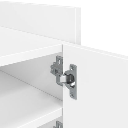 Mobile Porta TV Bianco 80x35x40 cm in Legno Multistrato - homemem39