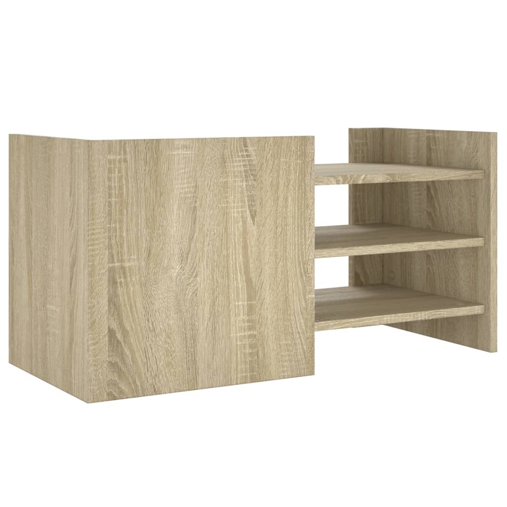 Mobile Porta TV Rovere Sonoma 80x35x40 cm in Legno Multistrato - homemem39
