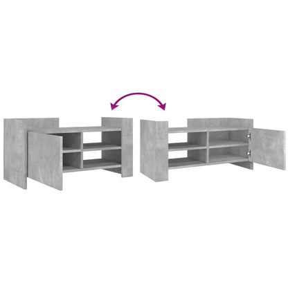 Mobile per TV Grigio Cemento 80x35x40 cm Legno Multistrato - homemem39