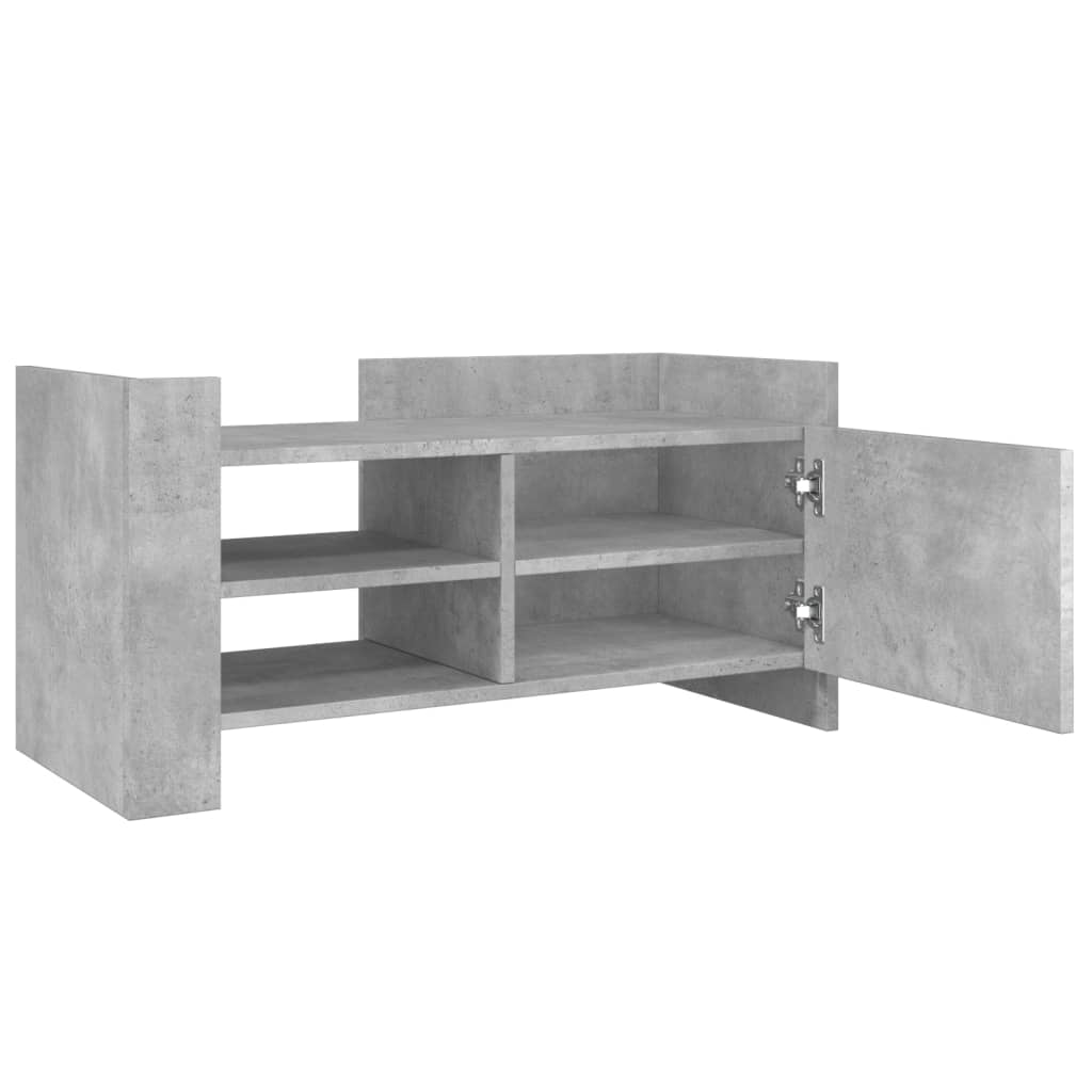 Mobile per TV Grigio Cemento 80x35x40 cm Legno Multistrato - homemem39