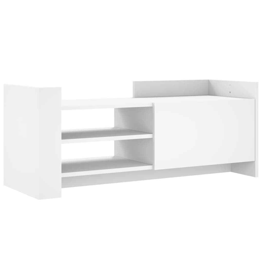 Mobile Porta TV Bianco 100x35x40 cm in Legno Multistrato - homemem39