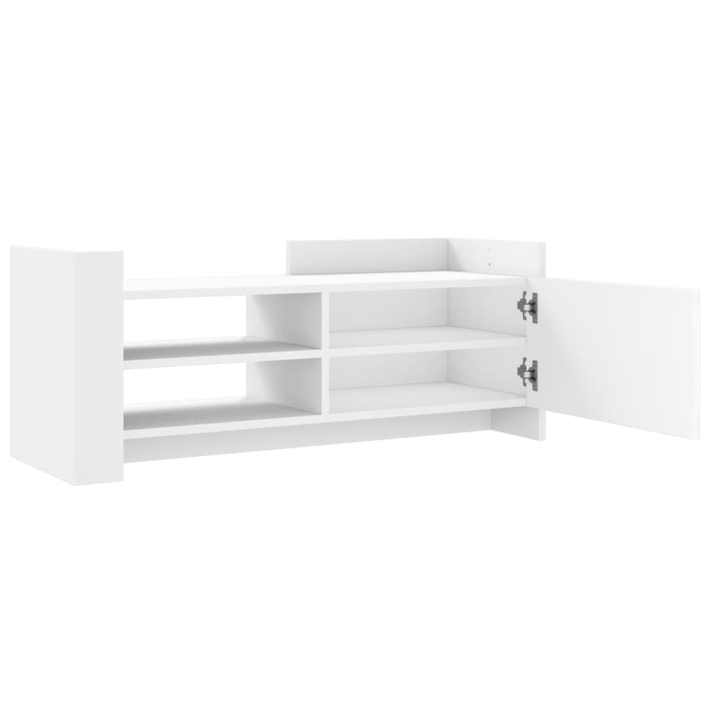 Mobile Porta TV Bianco 100x35x40 cm in Legno Multistrato - homemem39