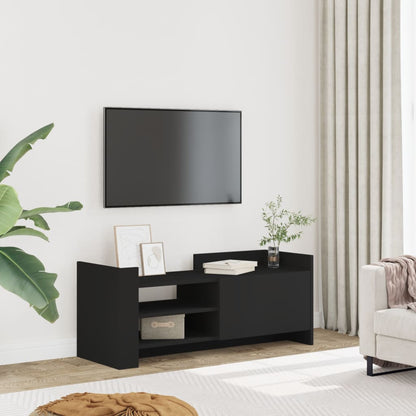 Mobile Porta TV Nero 100x35x40 cm in Legno Multistrato - homemem39
