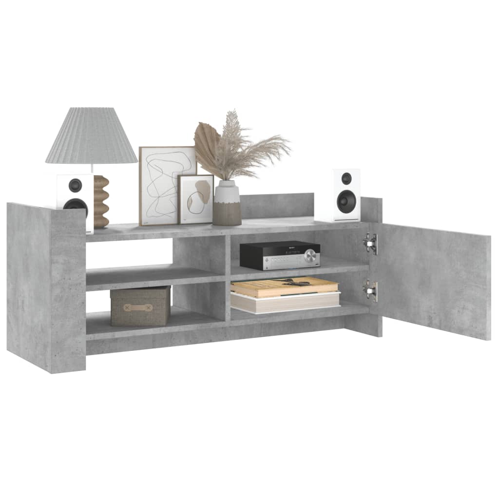 Mobile per TV Grigio Cemento 100x35x40 cm Legno Multistrato - homemem39