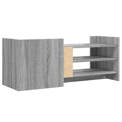Mobile TV Grigio Sonoma 100x35x40 cm in Legno Multistrato - homemem39