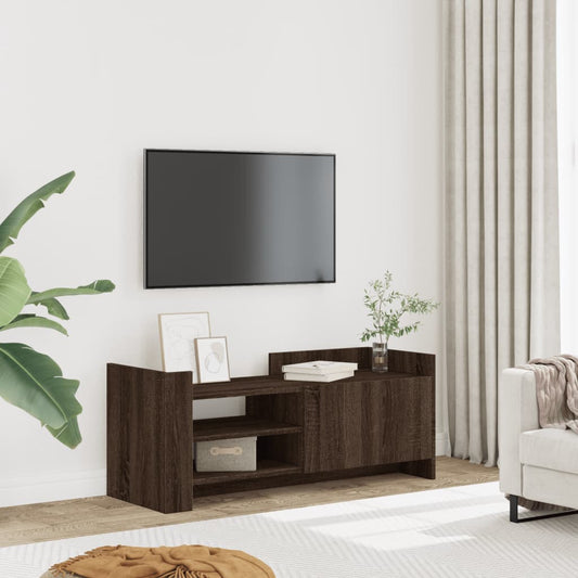 Mobile TV Rovere Marrone 100x35x40 cm in Legno Multistrato - homemem39