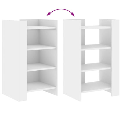Credenza Bianca 45x35x75 cm in Legno Multistrato - homemem39