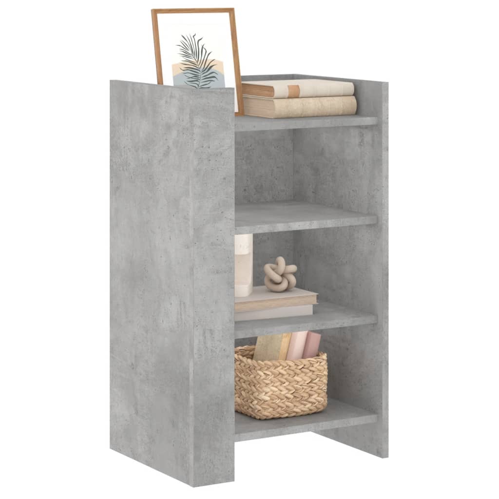 Credenza Grigio Cemento 45x35x75 cm in Legno Multistrato - homemem39