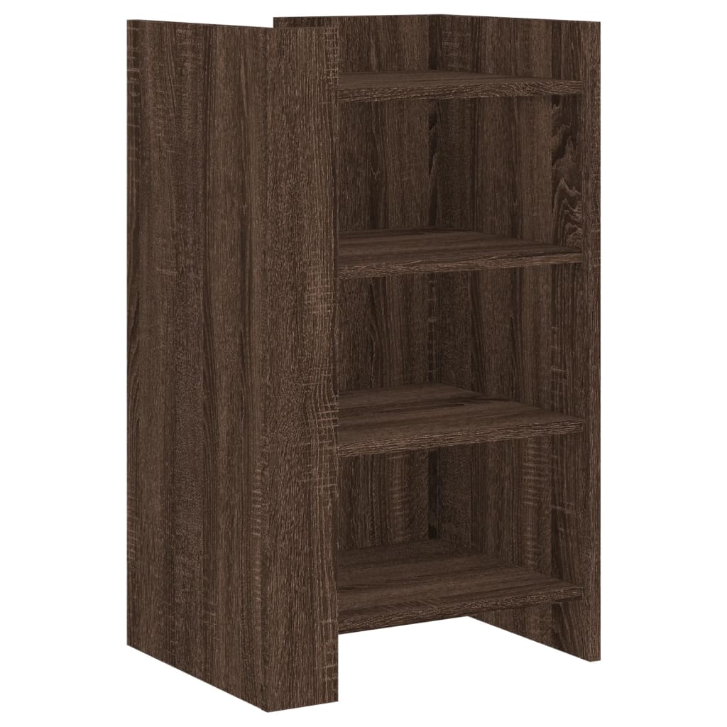 Credenza Rovere Marrone 45x35x75 cm in Legno Multistrato - homemem39