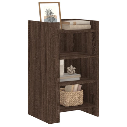 Credenza Rovere Marrone 45x35x75 cm in Legno Multistrato - homemem39