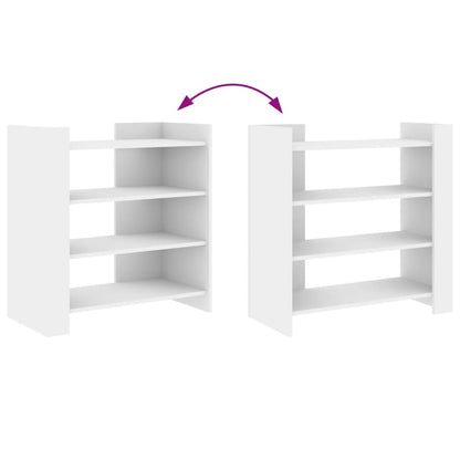 Credenza Bianca 73,5x35x75 cm in Legno Multistrato - homemem39