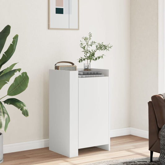 Credenza Bianca 45x35x75 cm in Legno Multistrato - homemem39