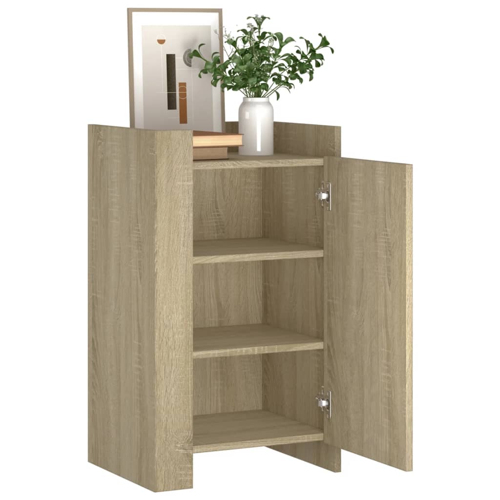 Credenza Rovere Sonoma 45x35x75 cm in Legno Multistrato - homemem39