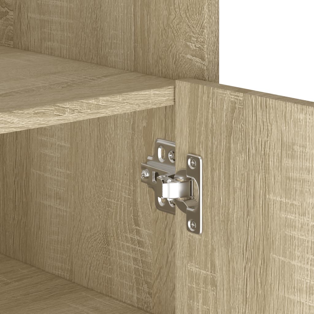 Credenza Rovere Sonoma 45x35x75 cm in Legno Multistrato - homemem39