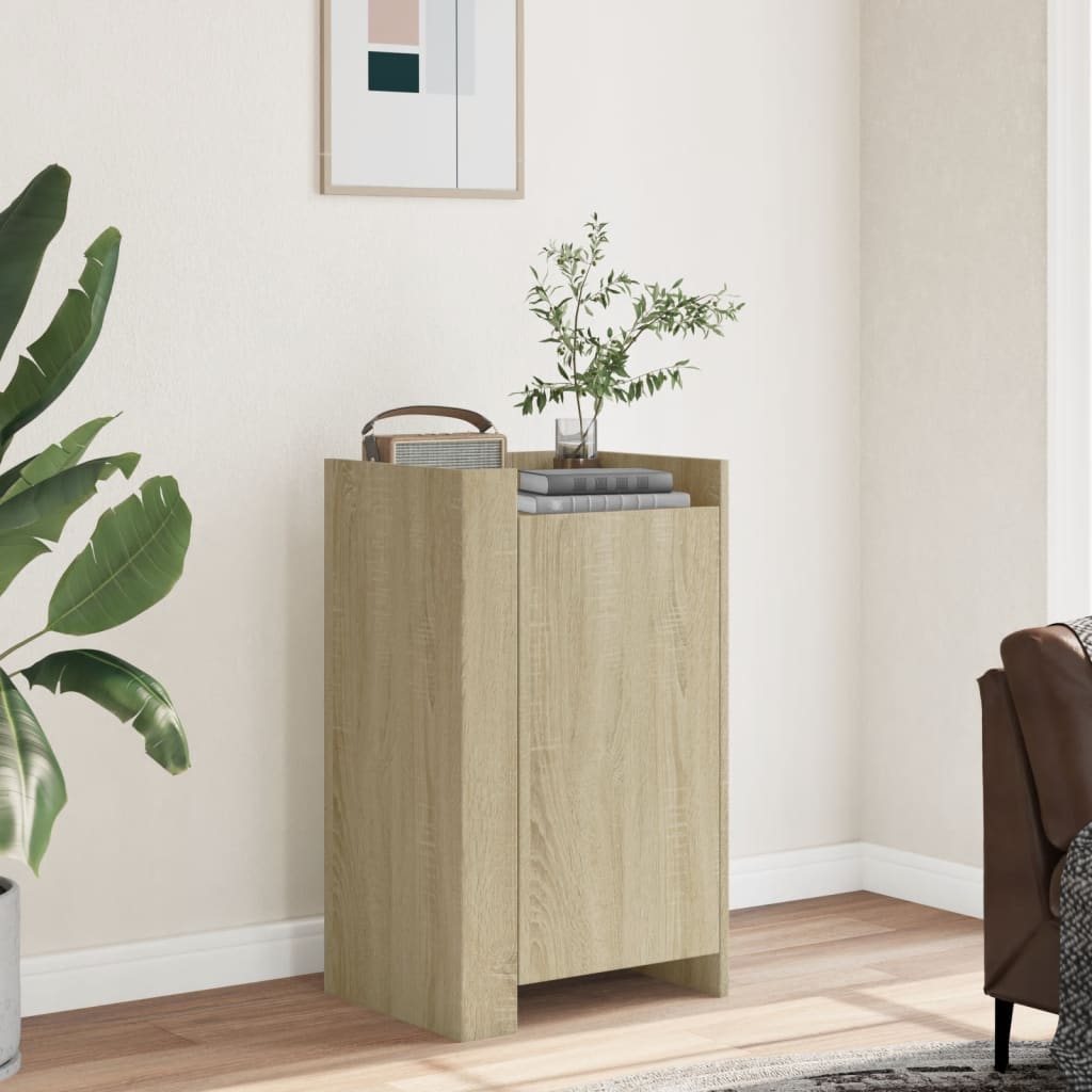 Credenza Rovere Sonoma 45x35x75 cm in Legno Multistrato - homemem39
