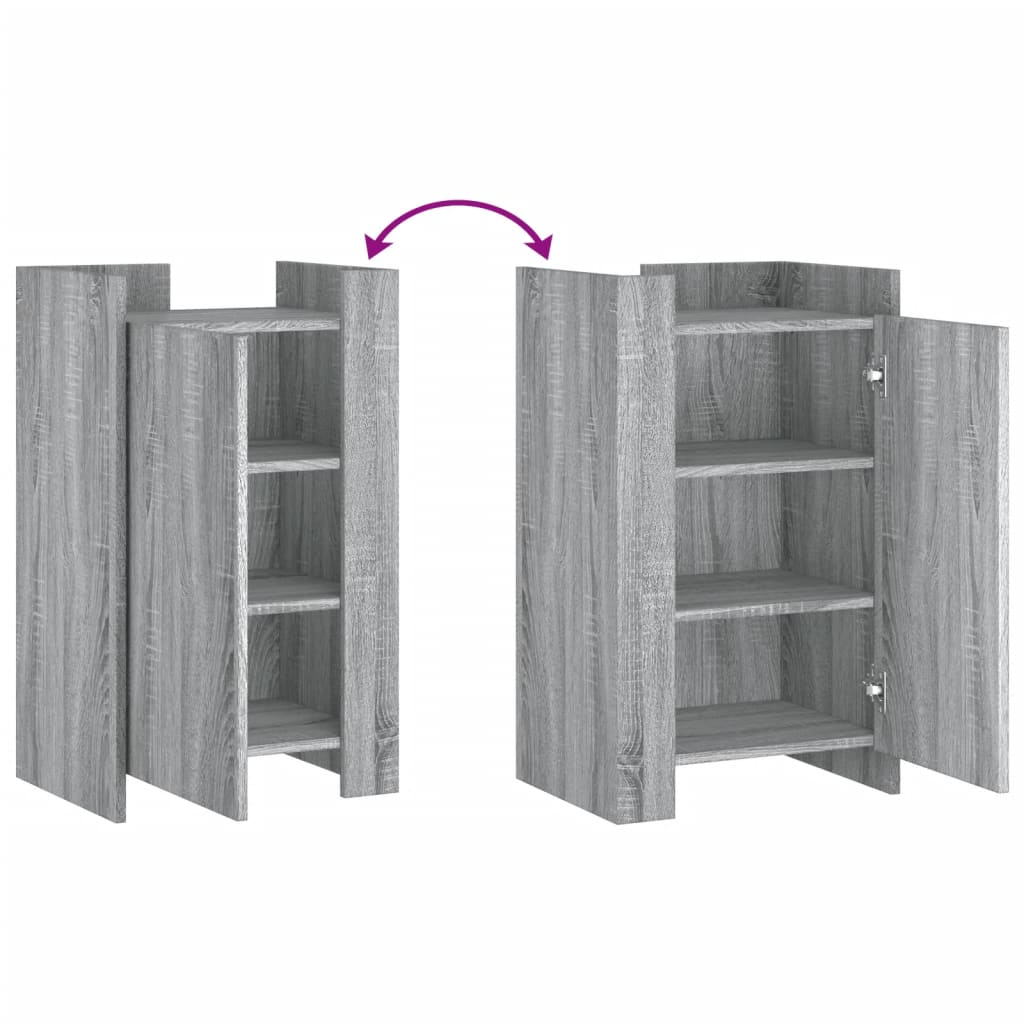Credenza Grigio Sonoma 45x35x75 cm in Legno Multistrato | homemem39