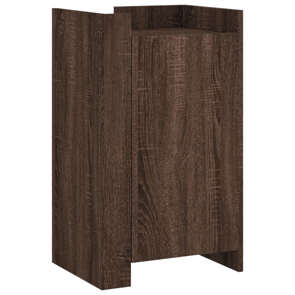 Credenza Rovere Marrone 45x35x75 cm in Legno Multistrato - homemem39