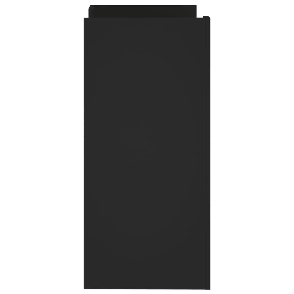 Credenza Nera 73,5x35x75 cm in Legno Multistrato - homemem39