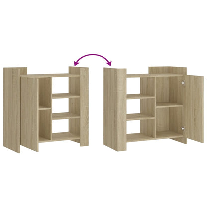 Credenza Rovere Sonoma 73,5x35x75 cm in Legno Multistrato - homemem39