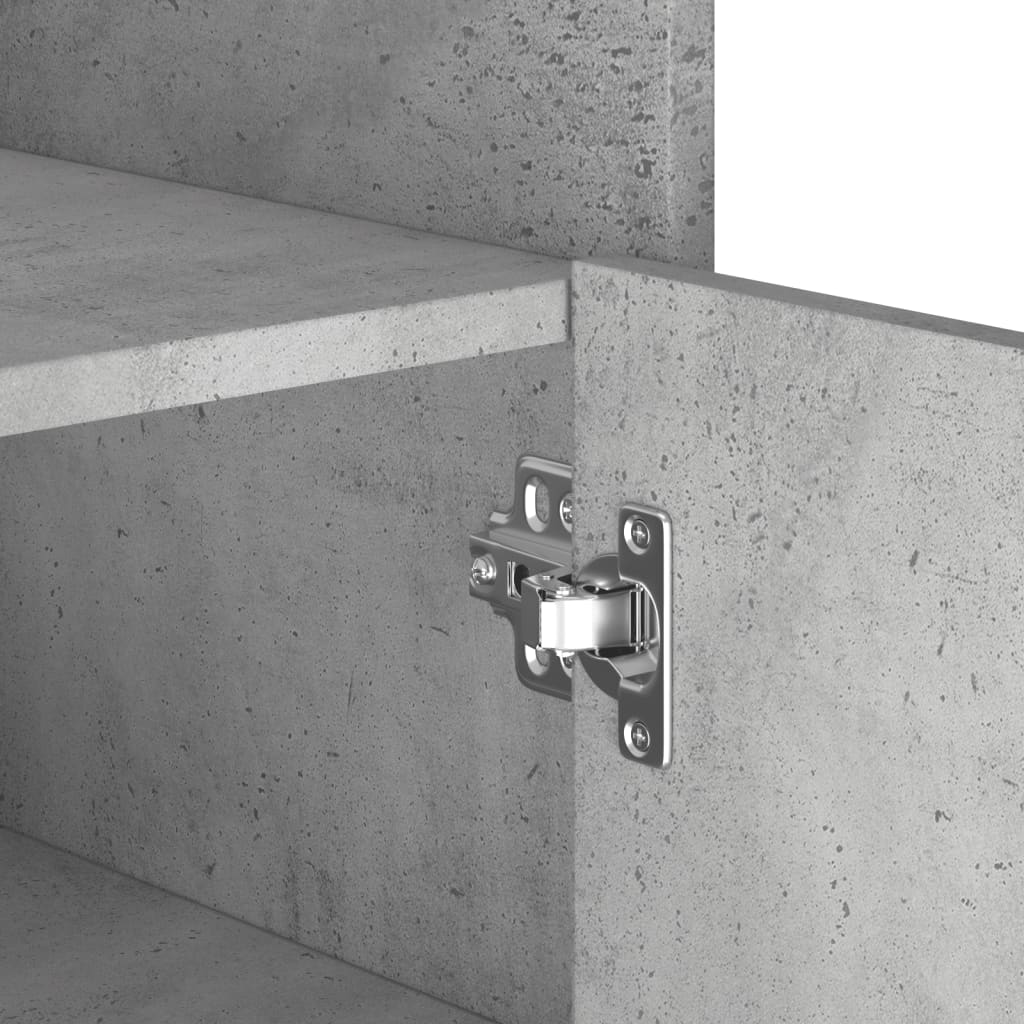 Credenza Grigio Cemento 73,5x35x75 cm in Legno Multistrato - homemem39