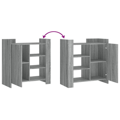 Credenza Grigio Sonoma 73,5x35x75 cm in Legno Multistrato - homemem39