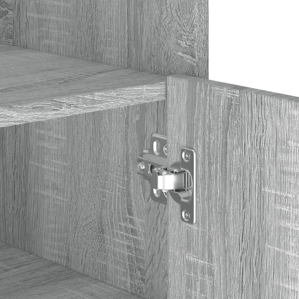 Credenza Grigio Sonoma 73,5x35x75 cm in Legno Multistrato - homemem39