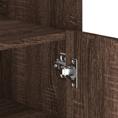 Credenza Rovere Marrone 73,5x35x75 cm in Legno Multistrato - homemem39