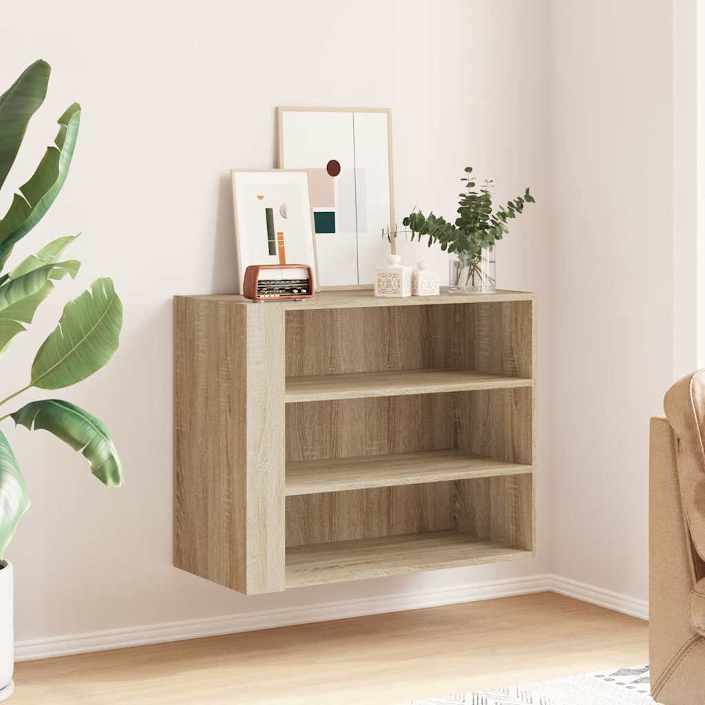 Armadietto a Muro Rovere Sonoma 75x35x60 cm in Truciolato | homemem39