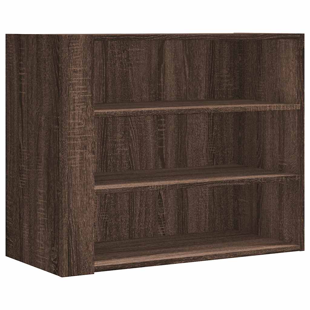 Armadietto a Muro Rovere Marrone 75x35x60 cm in Truciolato | homemem39