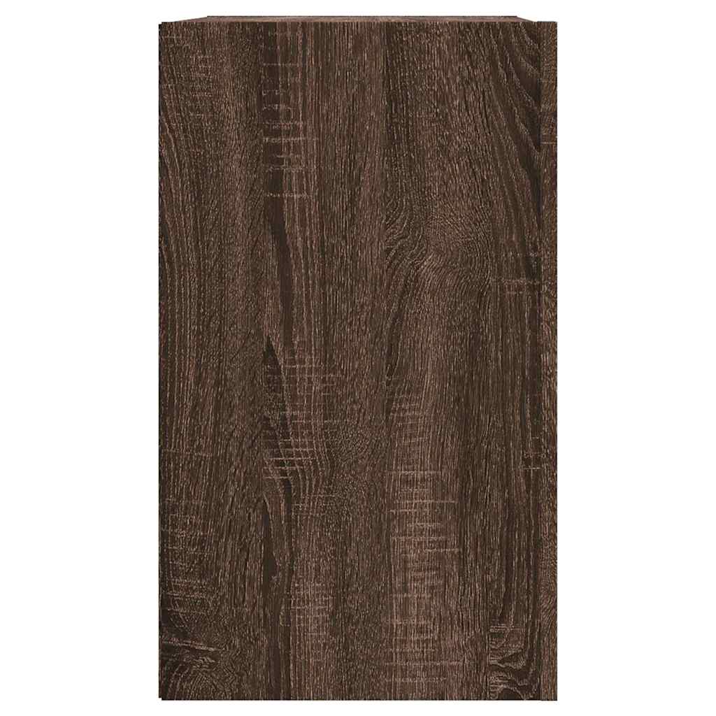 Armadietto a Muro Rovere Marrone 75x35x60 cm in Truciolato | homemem39