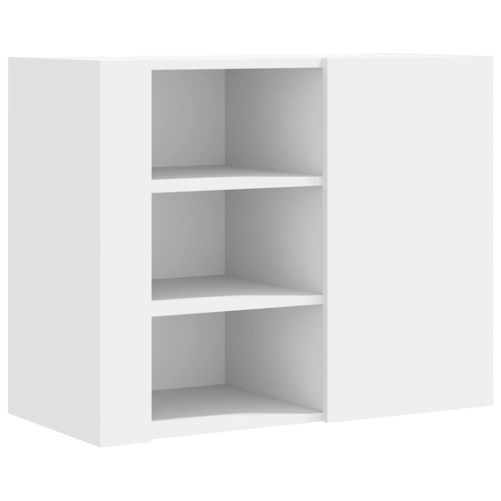 Armadietto a Muro Bianco 75x35x60 cm in Truciolato | homemem39