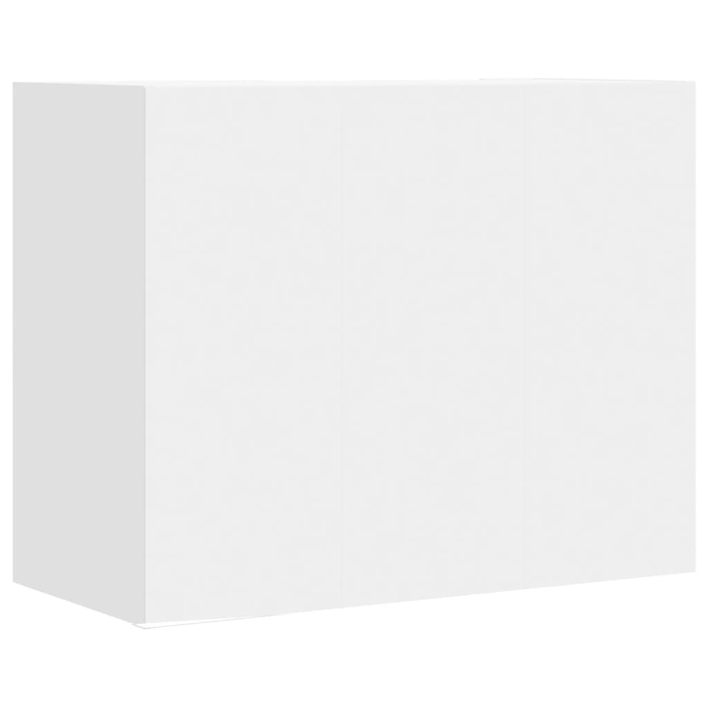 Armadietto a Muro Bianco 75x35x60 cm in Truciolato | homemem39