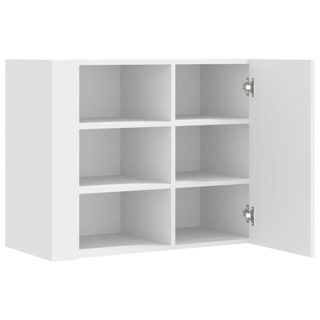 Armadietto a Muro Bianco 75x35x60 cm in Truciolato | homemem39