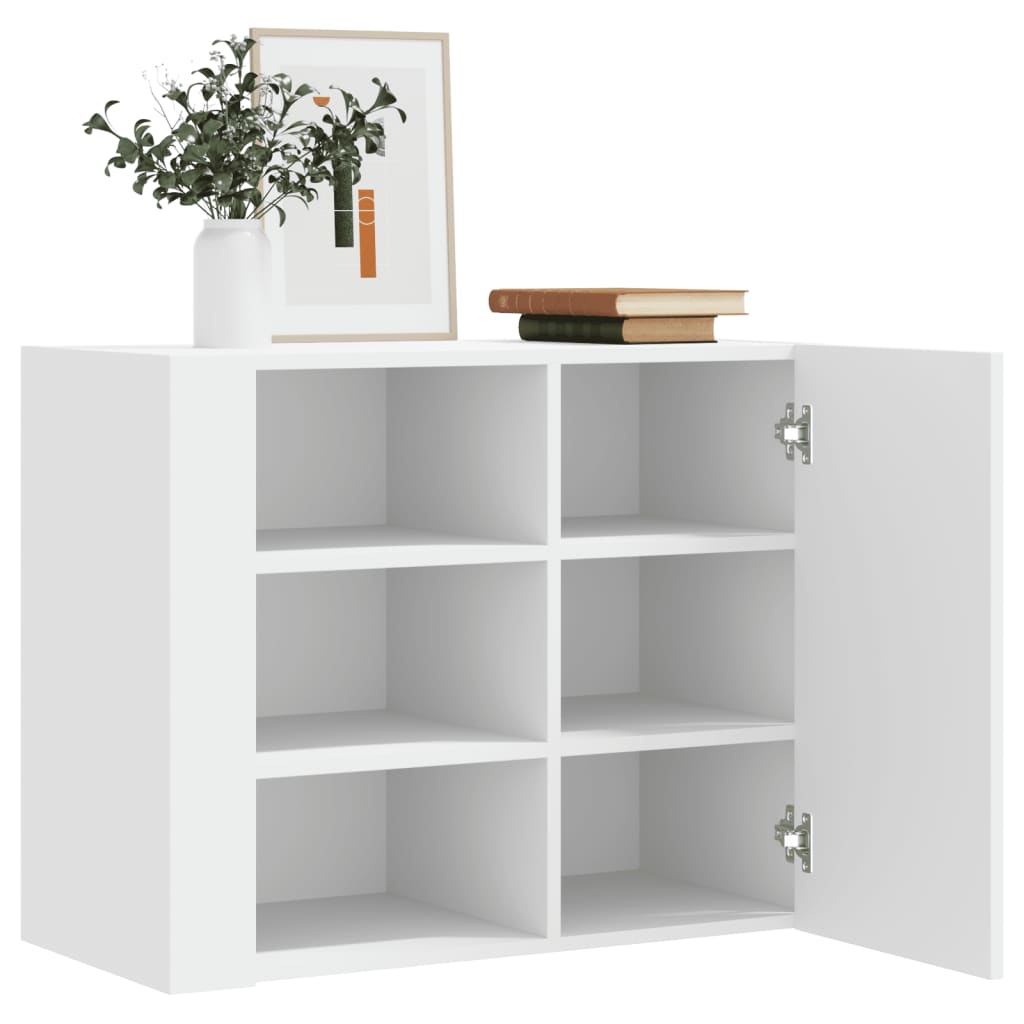 Armadietto a Muro Bianco 75x35x60 cm in Truciolato | homemem39