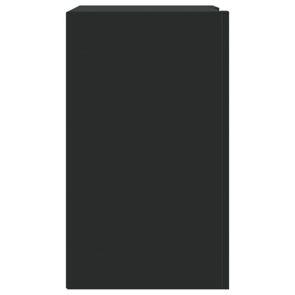 Armadietto a Muro Nero 75x35x60 cm in Truciolato | homemem39