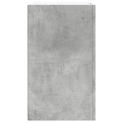 Armadietto a Muro Grigio Cemento 75x35x60 cm in Truciolato | homemem39