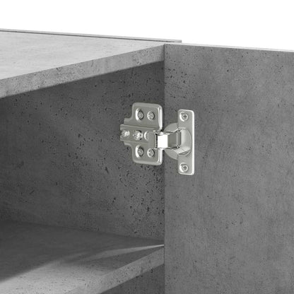 Armadietto a Muro Grigio Cemento 75x35x60 cm in Truciolato | homemem39