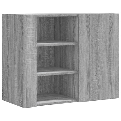 Armadietto a Muro Grigio Sonoma 75x35x60 cm in Truciolato | homemem39