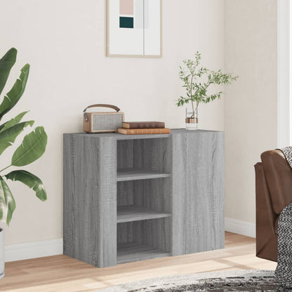 Armadietto a Muro Grigio Sonoma 75x35x60 cm in Truciolato | homemem39