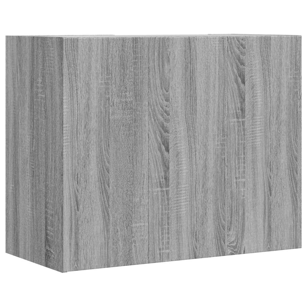 Armadietto a Muro Grigio Sonoma 75x35x60 cm in Truciolato | homemem39
