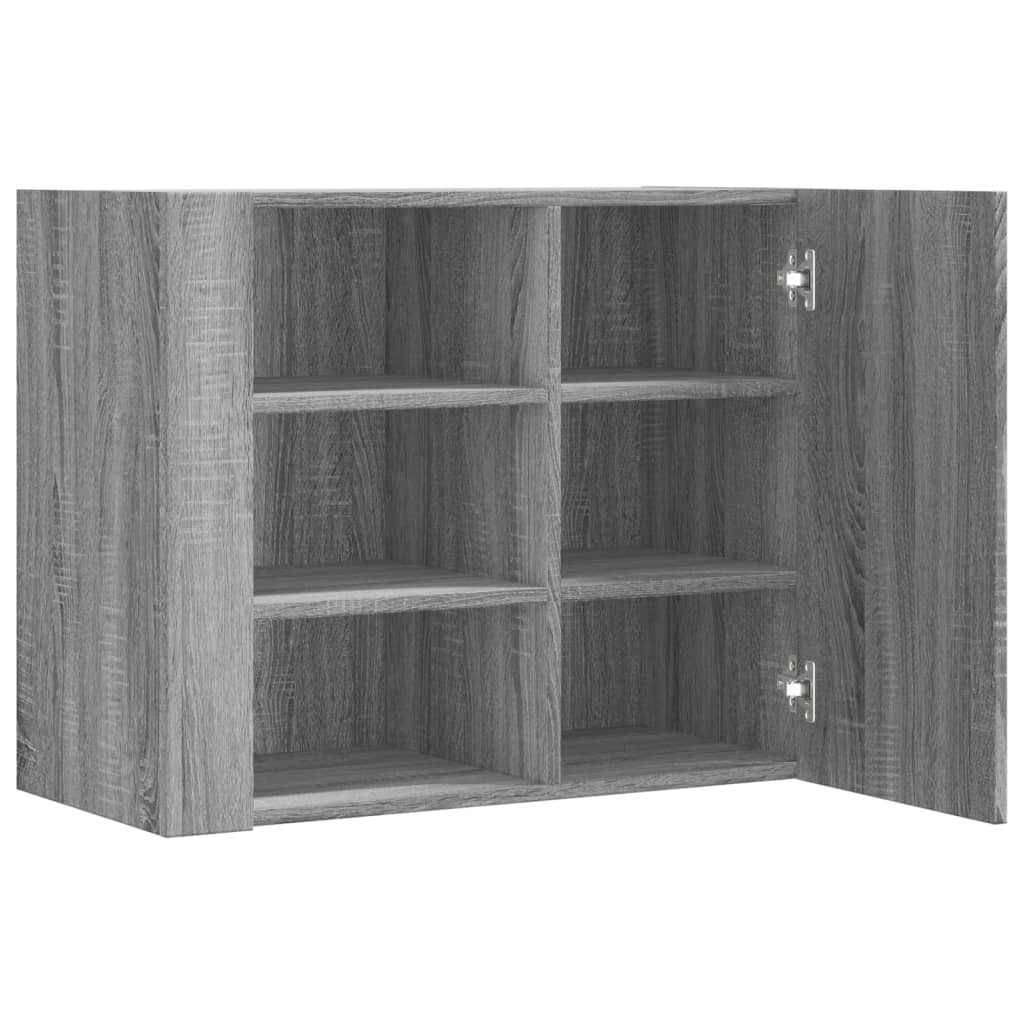 Armadietto a Muro Grigio Sonoma 75x35x60 cm in Truciolato | homemem39