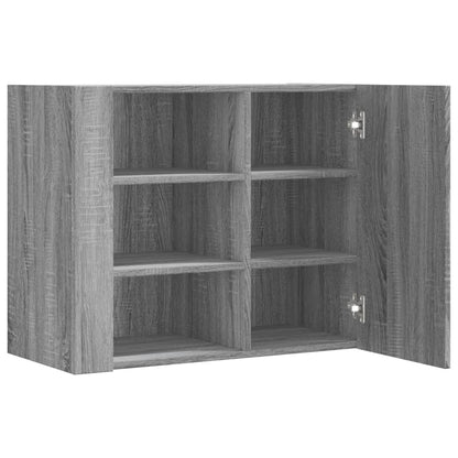 Armadietto a Muro Grigio Sonoma 75x35x60 cm in Truciolato | homemem39