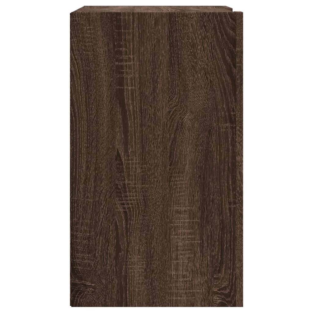Armadietto a Muro Rovere Marrone 75x35x60 cm in Truciolato | homemem39