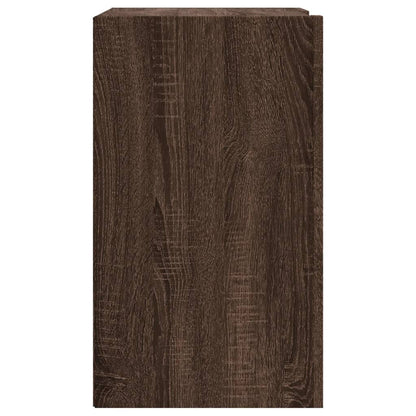 Armadietto a Muro Rovere Marrone 75x35x60 cm in Truciolato | homemem39