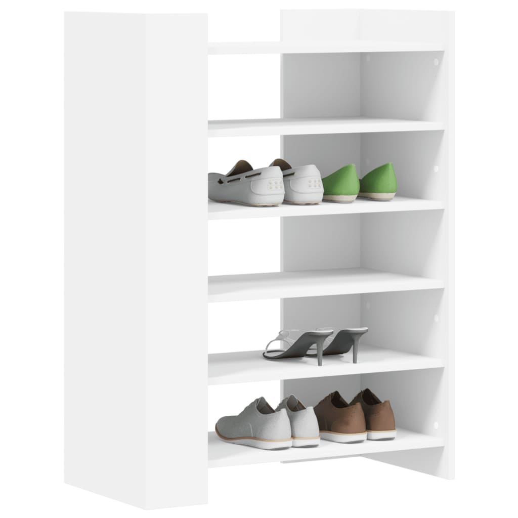 Scarpiera Bianca 74,5x37,5x100 cm in Legno Multistrato | homemem39