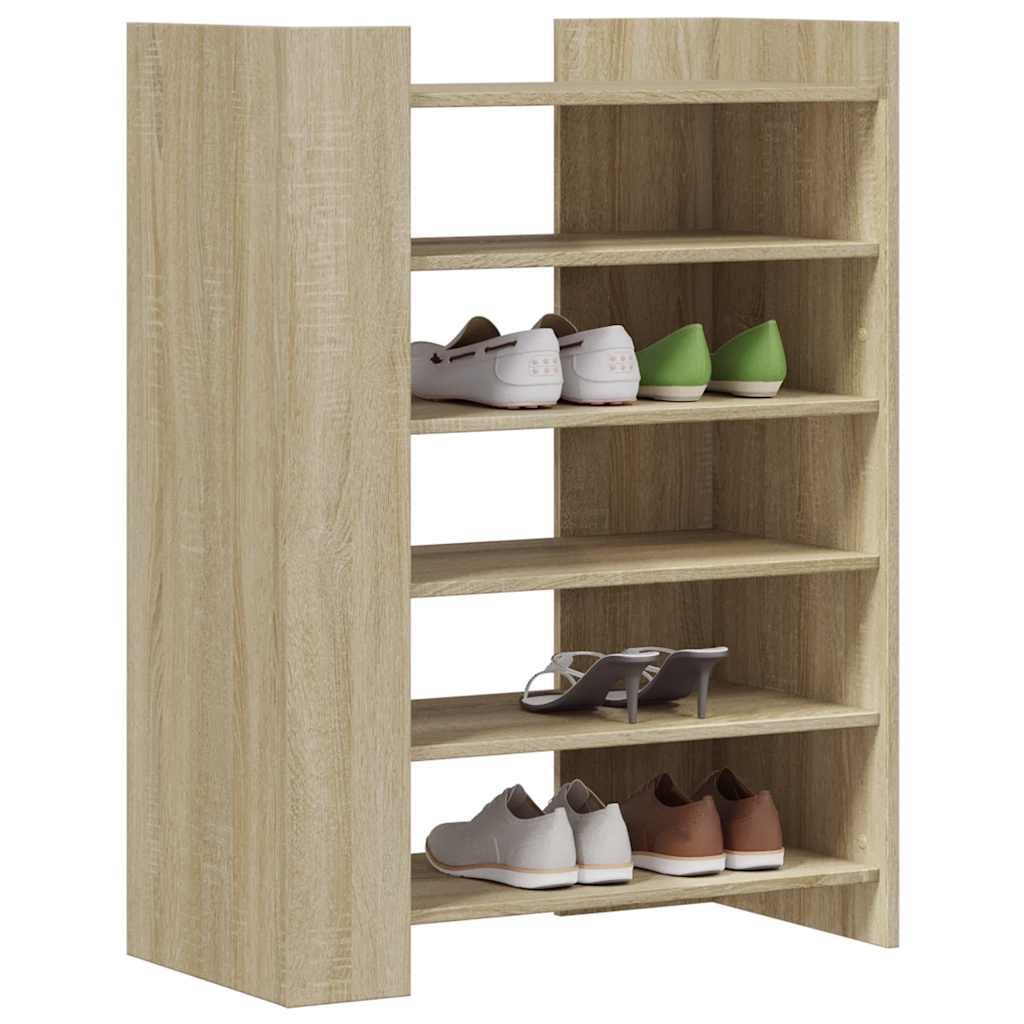 Scarpiera Rovere Sonoma 74,5x37,5x100 cm in Legno Multistrato | homemem39