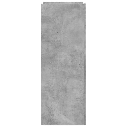Scarpiera Grigio Cemento 74,5x37,5x100 cm in Legno Multistrato | homemem39