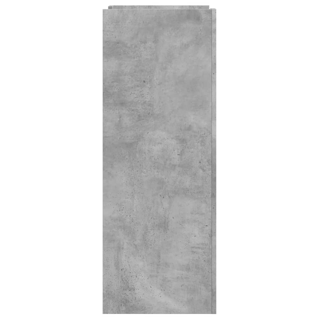 Scarpiera Grigio Cemento 74,5x37,5x100 cm in Legno Multistrato - homemem39