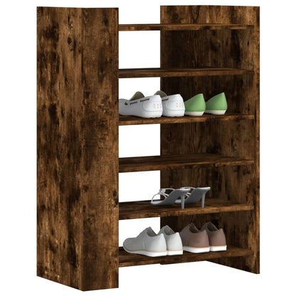 Scarpiera Rovere Fumo 74,5x37,5x100 cm in Legno Multistrato | homemem39